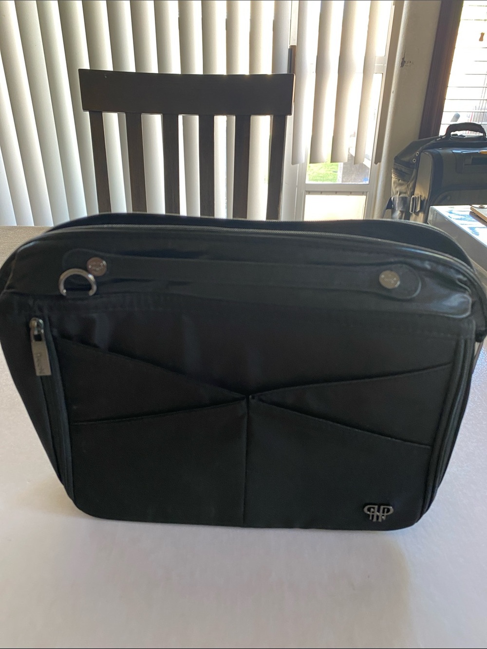 PurseN Littbag Expandable Lighted Travel Organizer Bag – Black – NWOT